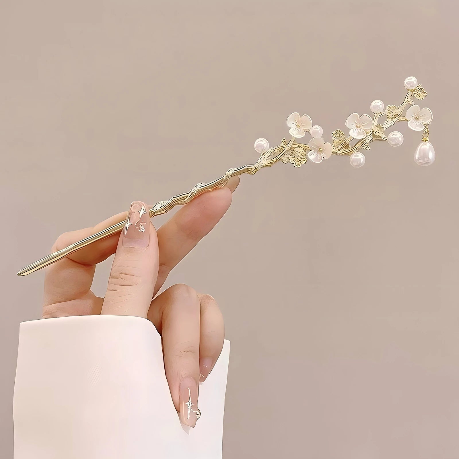 1/6pcs Elegant Chinese Style Tassel Hair Stick