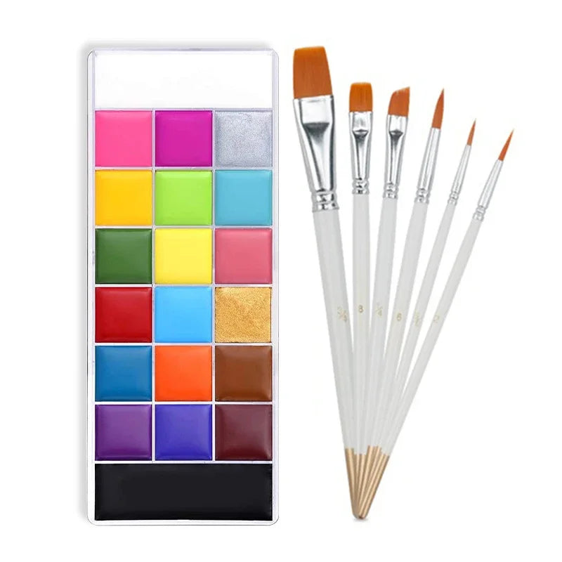 20 Color Professional Face & Body Paint