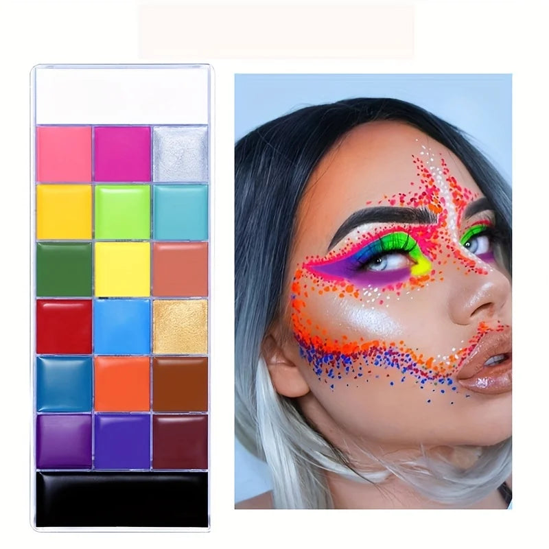20 Color Professional Face & Body Paint