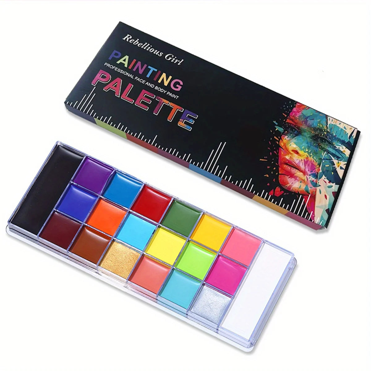 20 Color Professional Face & Body Paint