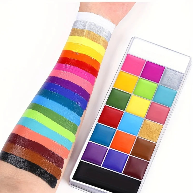 20 Color Professional Face & Body Paint