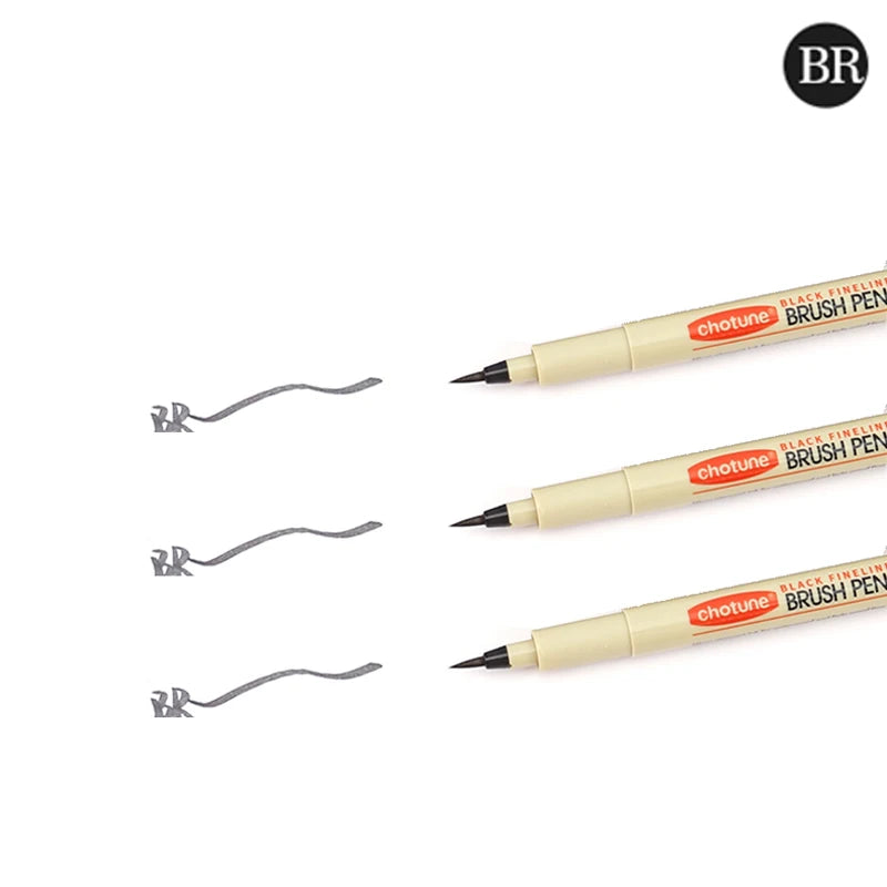 12 Tip Pigment Liner Micron Ink Marker Pen for Manga Draw