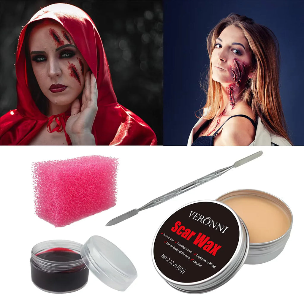 SFX Makeup Kit Scars Wax Halloween Special Effects