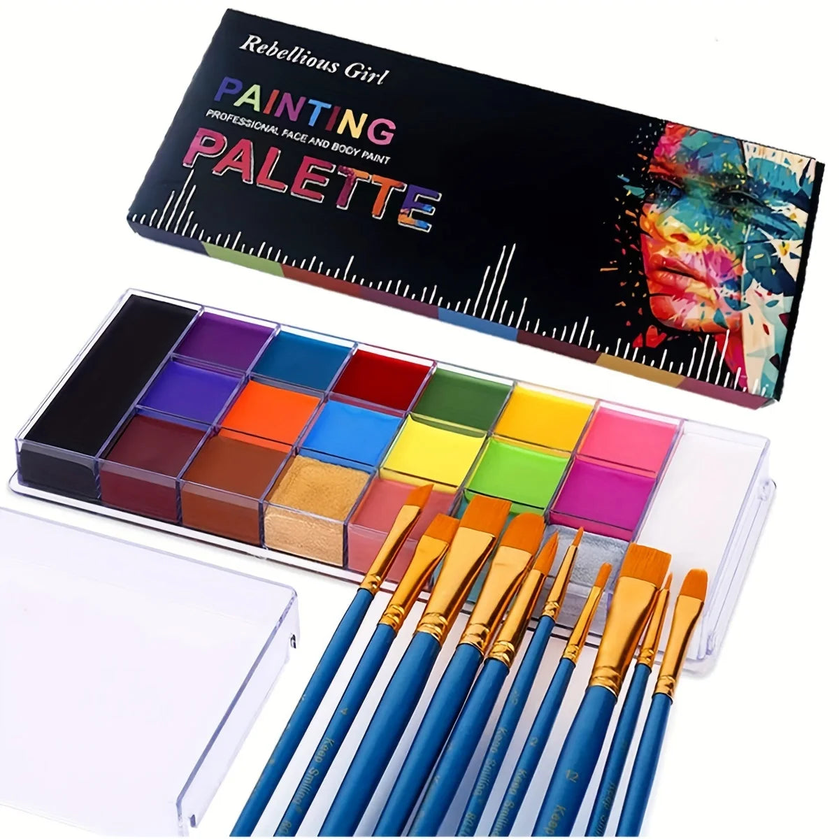 20 Color Professional Face & Body Paint