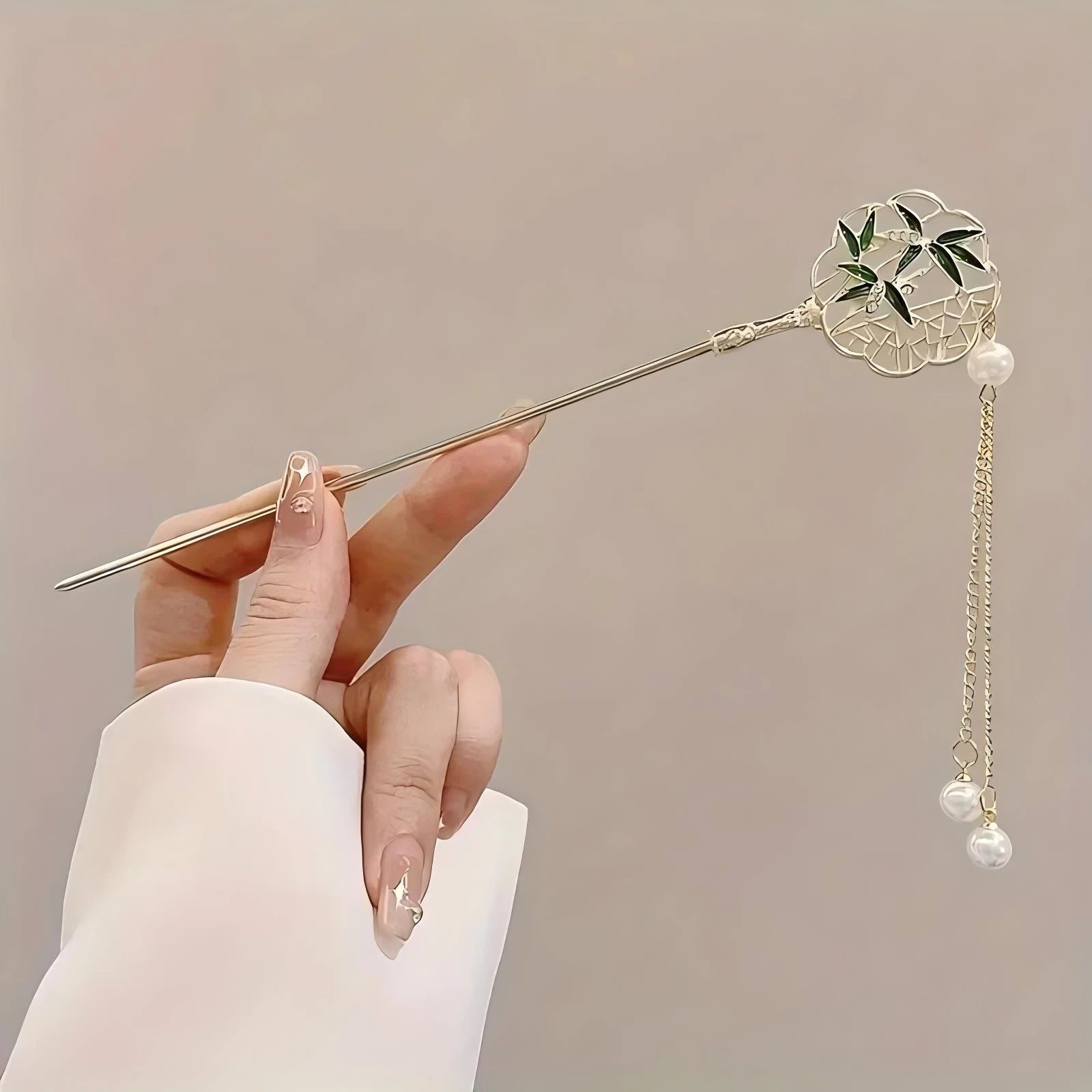 1/6pcs Elegant Chinese Style Tassel Hair Stick