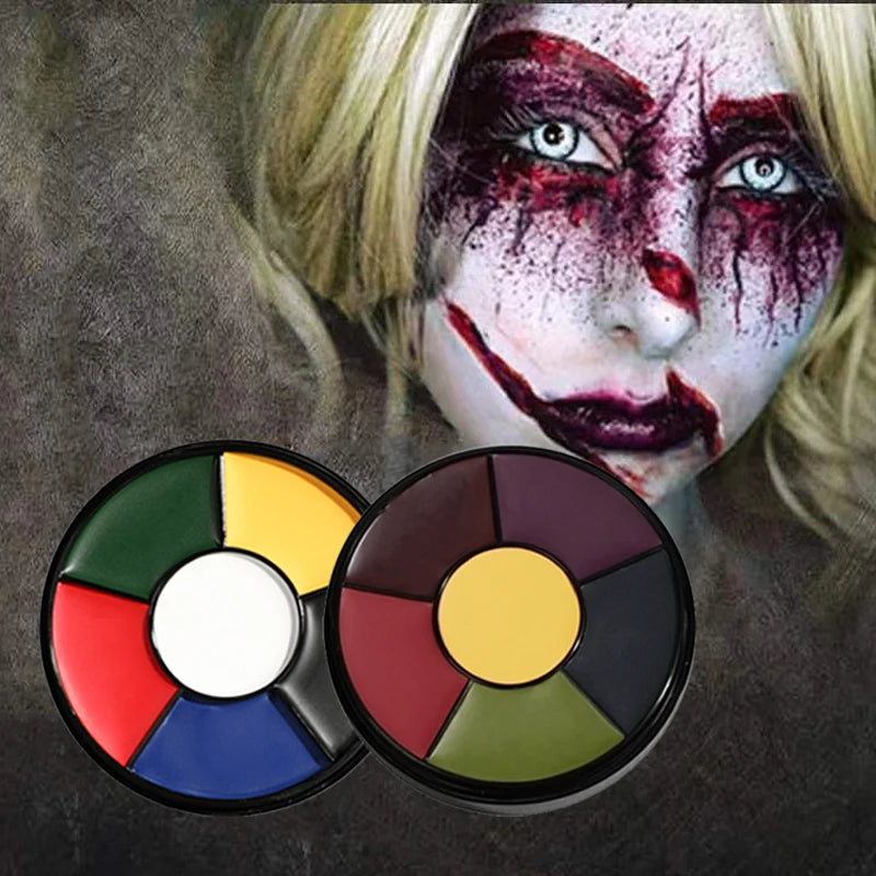 6-color zombie makeup set