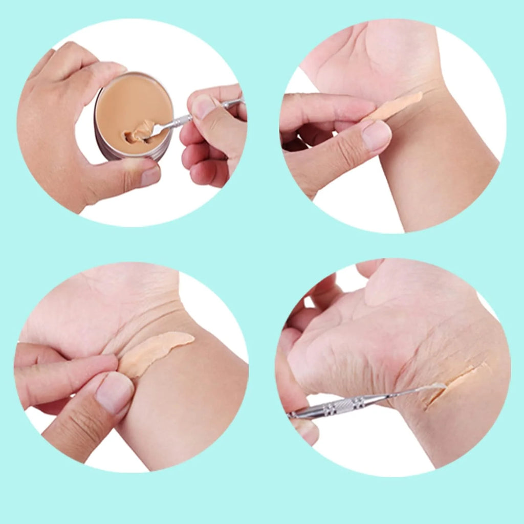 Scar Wax Kit with Spatula,SFX Scar Makeup